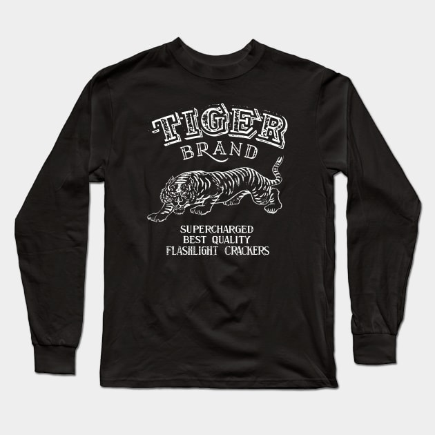 Tiger Brand Flashlight Crackers Long Sleeve T-Shirt by PyroFlashgear